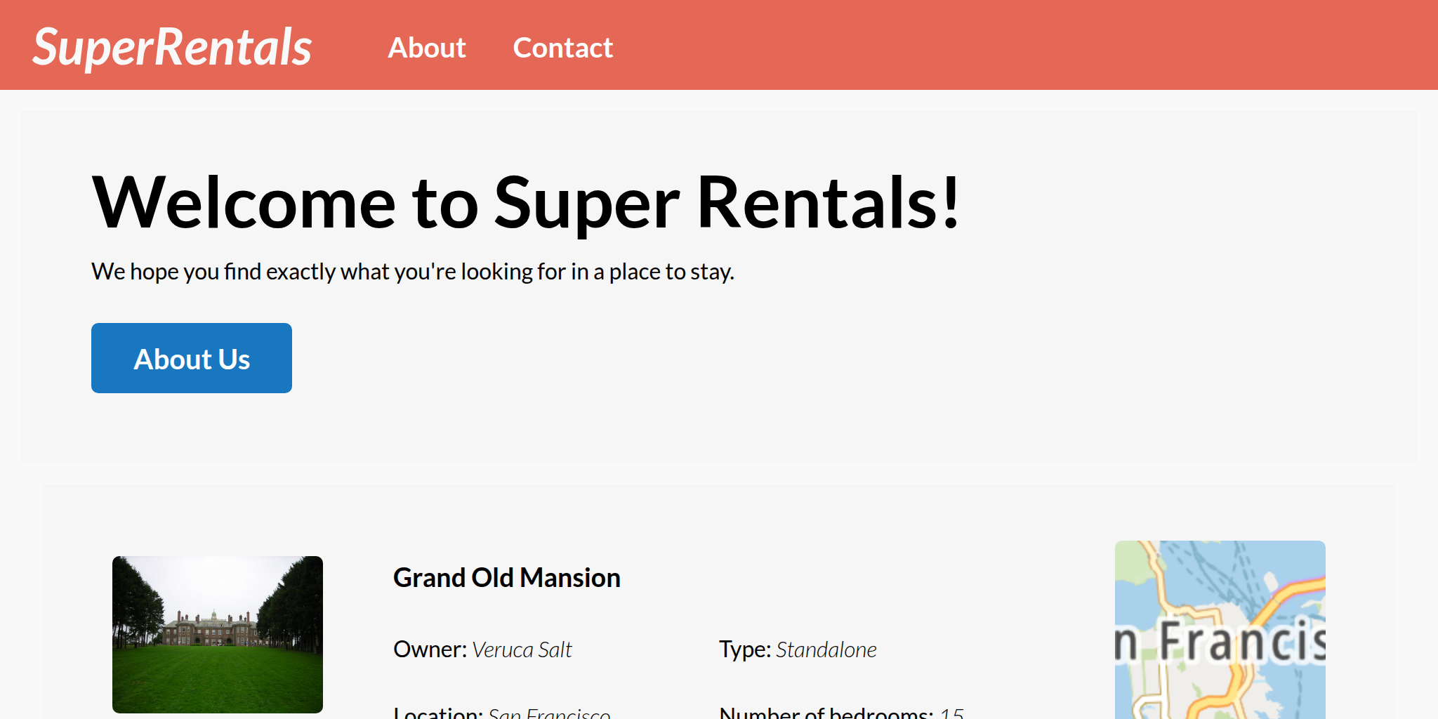 New header using the @model data